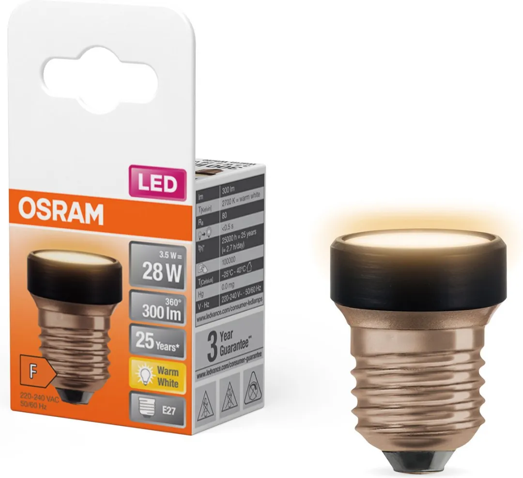 Osram LED E27 3.5W 300lm Warm Wit - Vervangt 25W