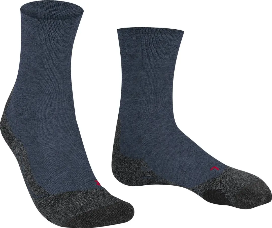 FALKE TK2 Melange anti-blaar dik wol functioneel materiaal wandelsokken heren bl