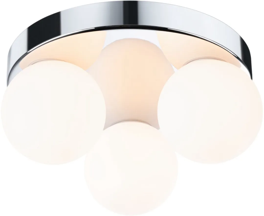 Paulmann Selection Bathroom Plafondlamp Gove IP44 - 3x20W - Chroom