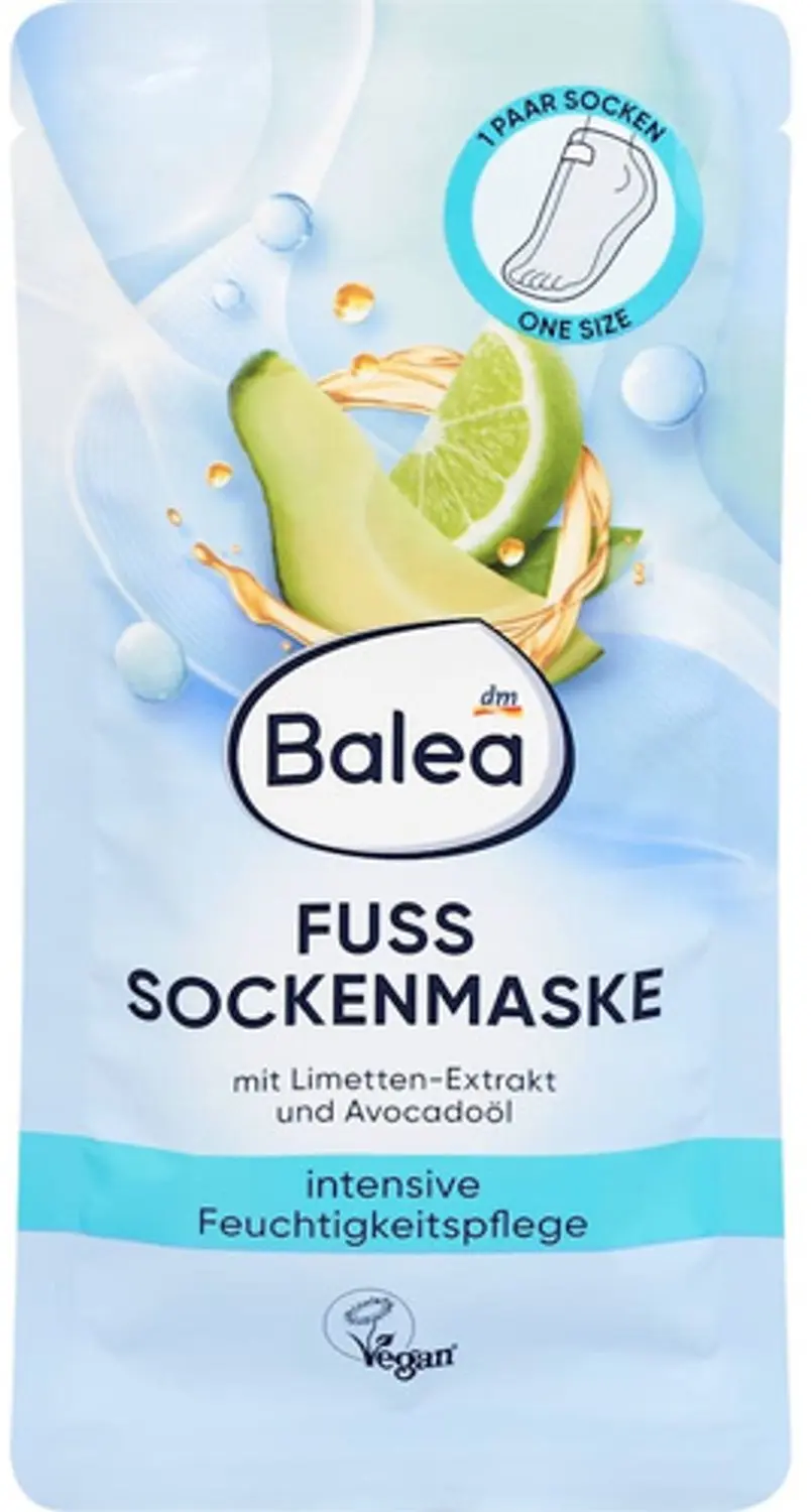 Balea voetmasker sokken, intensief hydraterend, 1 paar