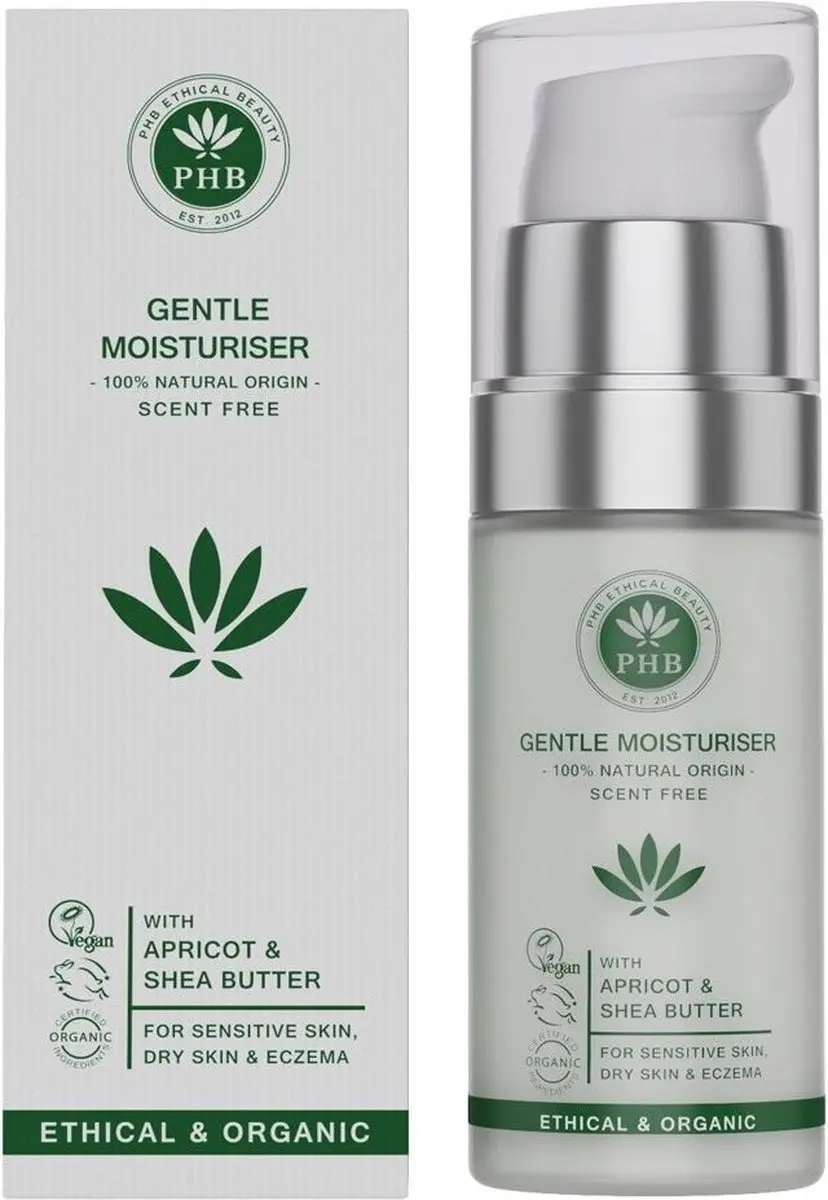 PHB Ethical Beauty Gentle Moisturiser Crème - 30ml - afbeelding 3 van 3