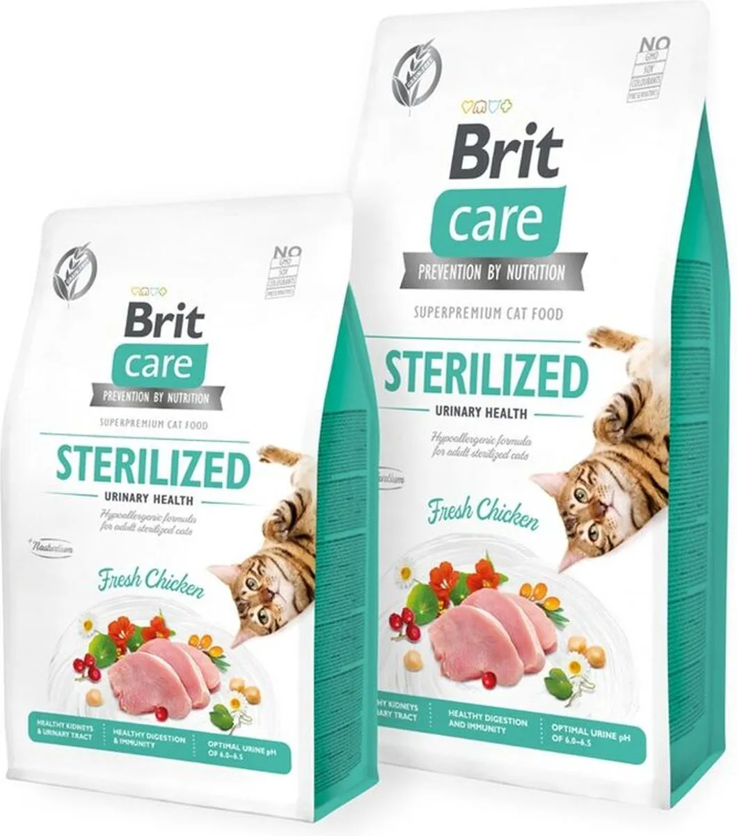 Brit Care Sterilized Urinary Health Kattenvoer 7kg
