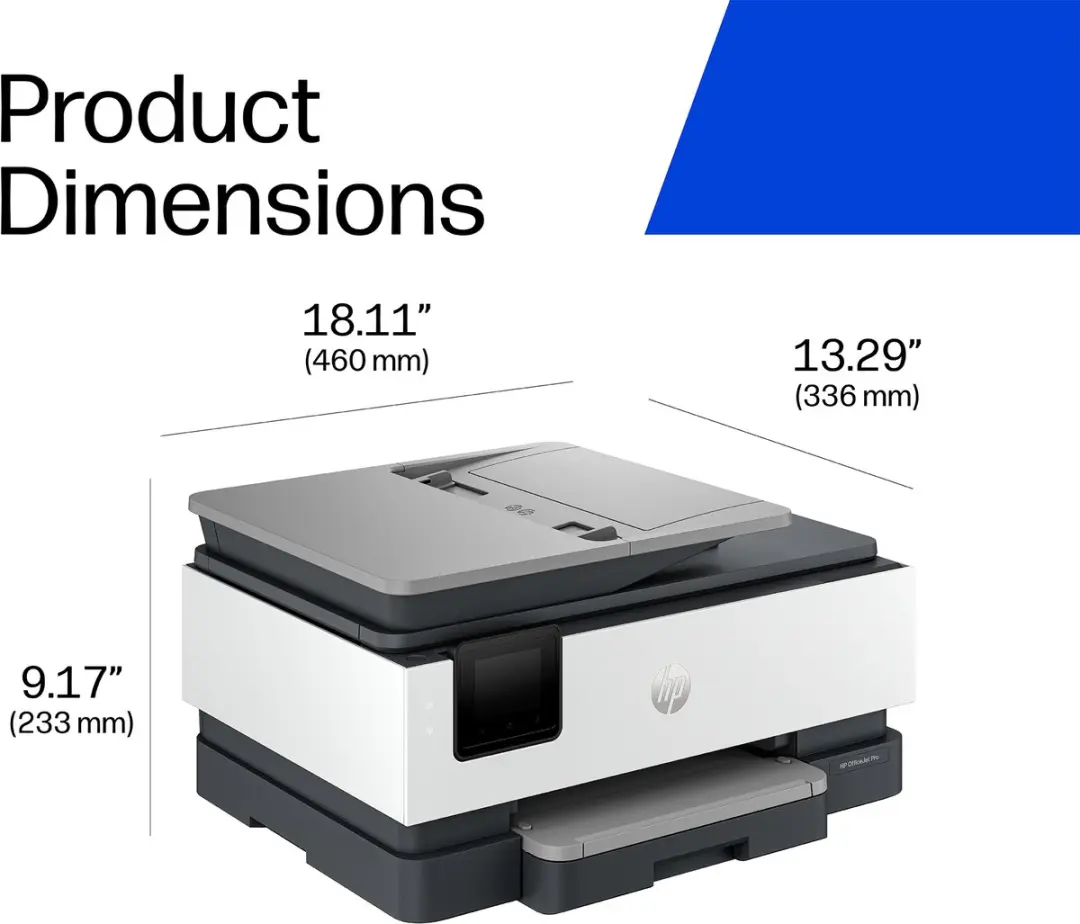 HP OfficeJet Pro 8122 C2VJ9B Printer - Grijs - afbeelding 4 van 6