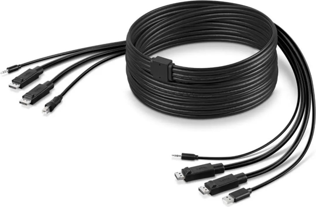Belkin-Câble 1.8 m Noir DisplayPort+US