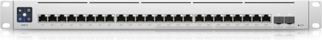 Ubiquiti USW-ENTERPRISE-24-POE Netwerkswitch - Zilver - afbeelding 3 van 6