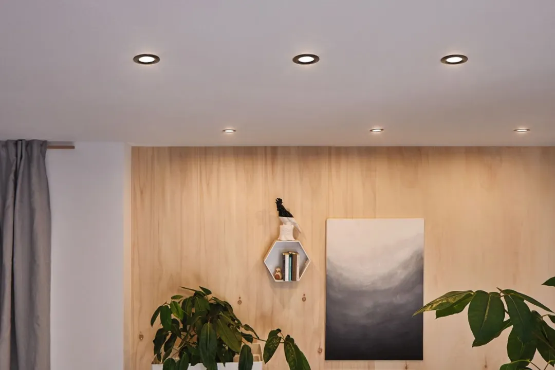 Paulmann Nova Coin LED-inbouwlamp 3x6W 470lm 2700K - Zwart mat