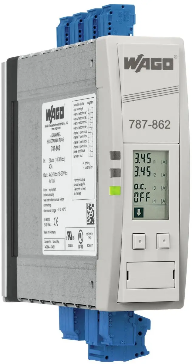 WAGO 787-862 Elektronische beveiligingsschakelaar 10 A