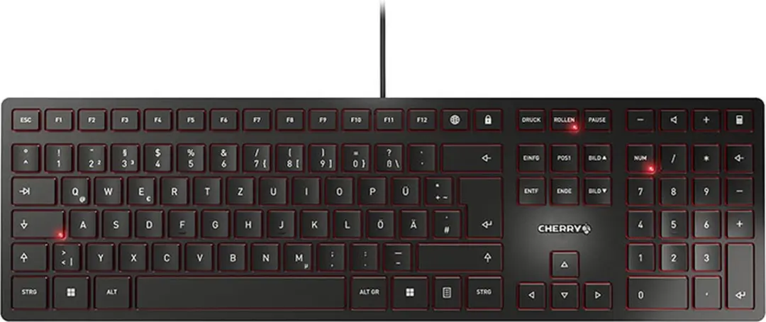 CHERRY KC 6000 Slim JK-1600DE-2 Toetsenbord QWERTZ