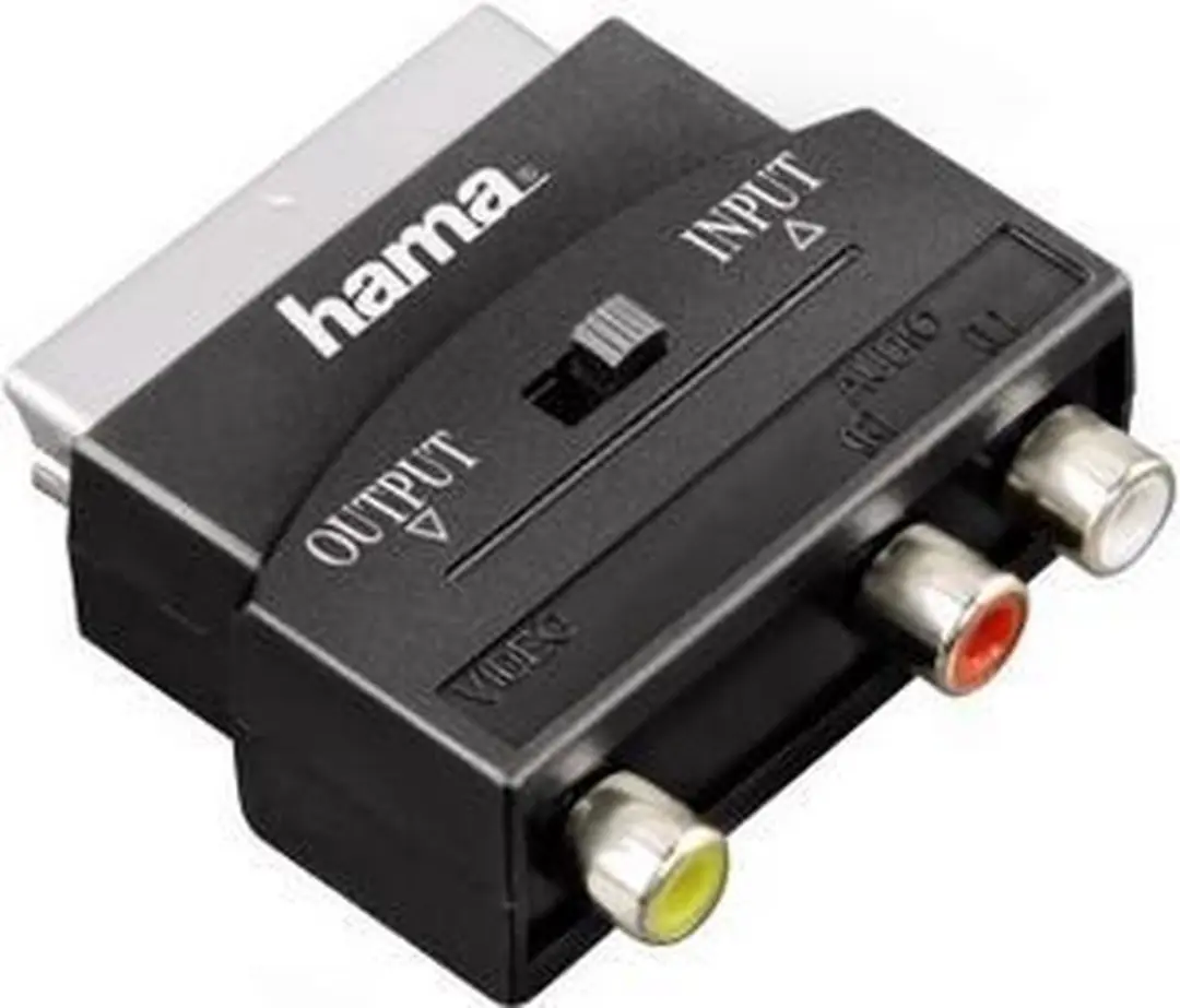Hama 00122239 Cinch-Scart Adapter