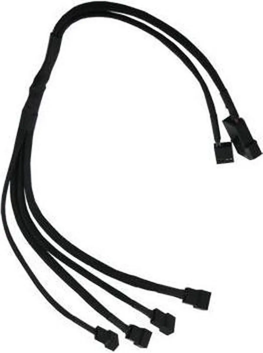 Gelid CA-PWM-03 PWM Splitskabel 1-naar-4 - Zwart - afbeelding 6 van 6