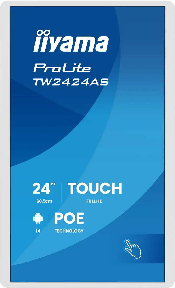 iiyama TW2424AS-W3P Public Display - Touchscreen - Wit - afbeelding 6 van 6