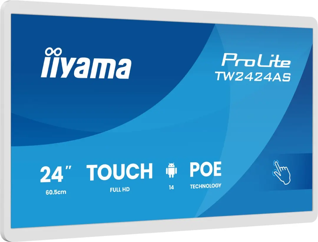 iiyama TW2424AS-W3P Public Display - Touchscreen - Wit - afbeelding 5 van 6