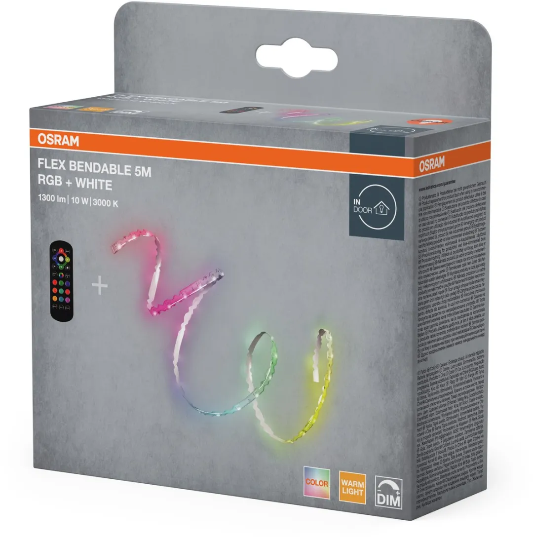 Osram Flex Bendable RGBW LED Strip 5m - met afstandsbediening - afbeelding 6 van 6