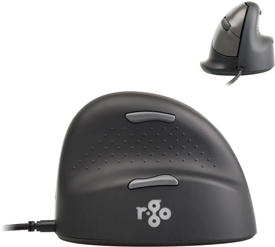 R-Go Tools HE Break RGOHBRSWDBL Ergonomische Muis - Zwart - afbeelding 5 van 6