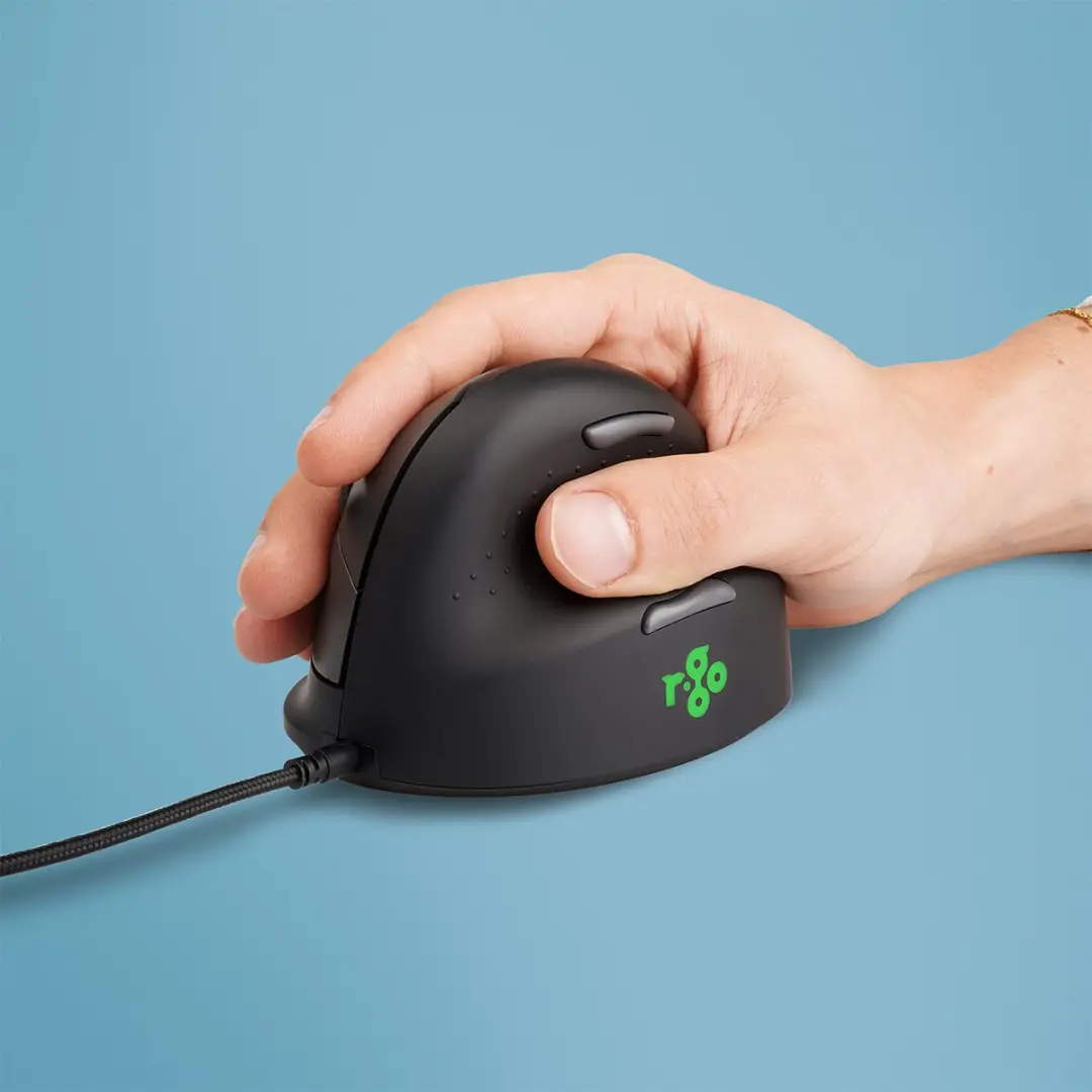 R-Go Tools HE Break RGOHBRSWDBL Ergonomische Muis - Zwart - afbeelding 3 van 6
