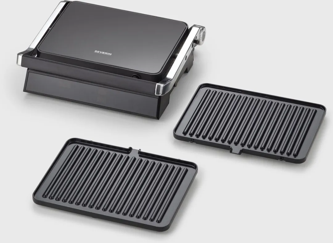 Severin KG 2399 Contactgrill 1800W - 2 Platen - Zwart - afbeelding 6 van 6