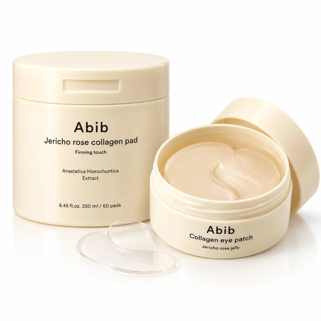Abib Jericho Rose Collagen Pad Firming Touch 60 Pads + Collagen Eye Patch Jelly
