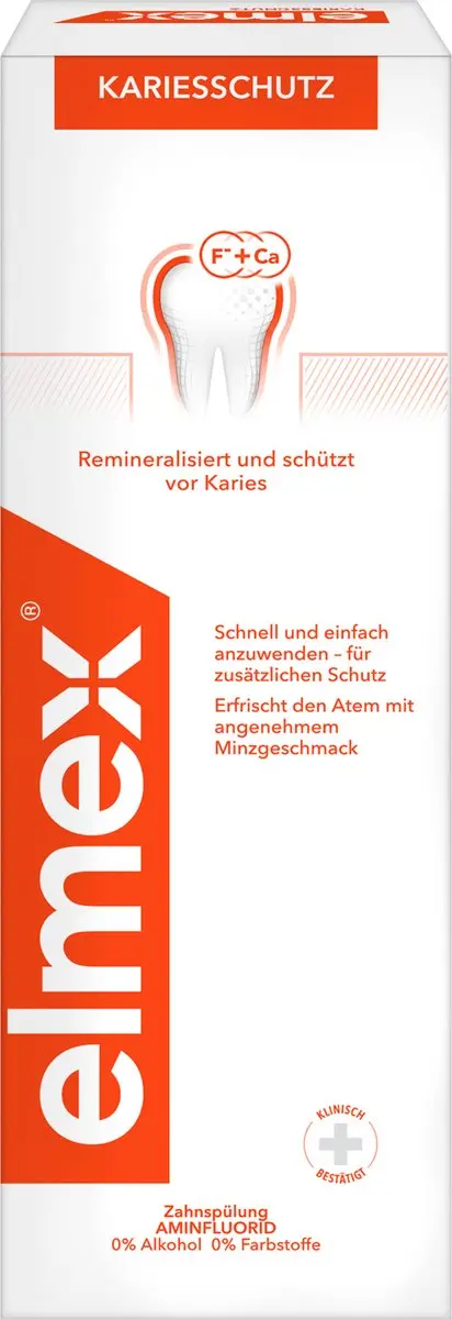 elmex Mondwater bescherming tegen cariës, 400 ml