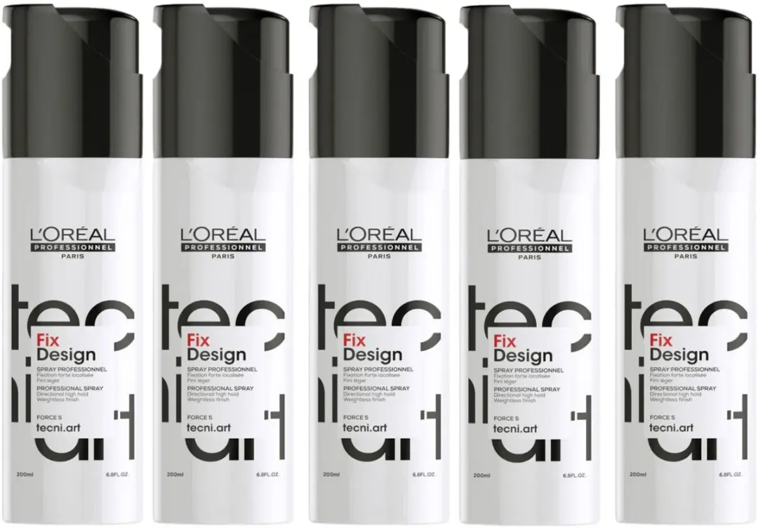 5x L'Oréal Tecni.Art Fix Design 200ml