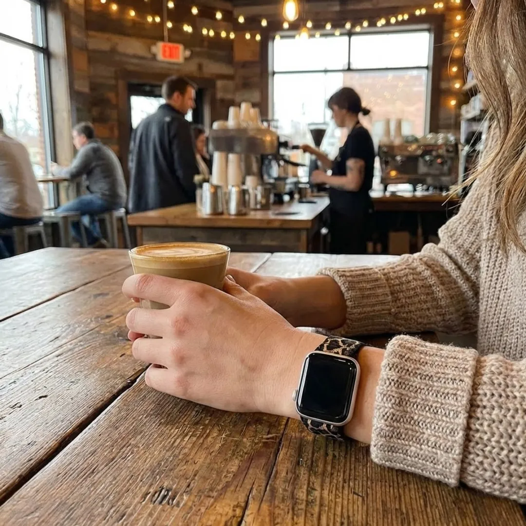 NUVEX Horlogebandje Apple Watch 38-42mm Luipaardprint - One Size