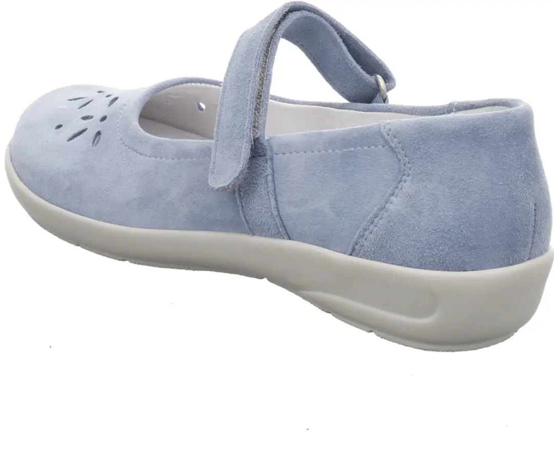 Semler dames instappers blauw maat 41