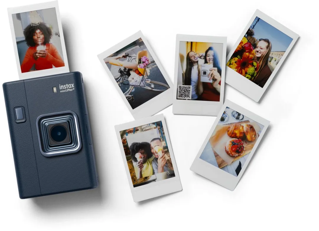 FUJIFILM instax mini LiPlay+ Instant Camera - Midnight Blue