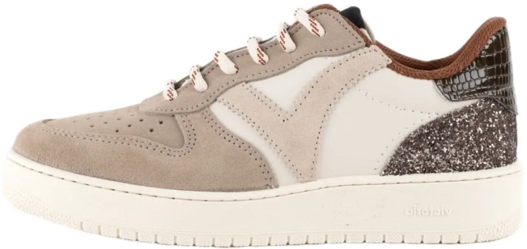 Victoria Madrid Suède & Glitter Sneaker