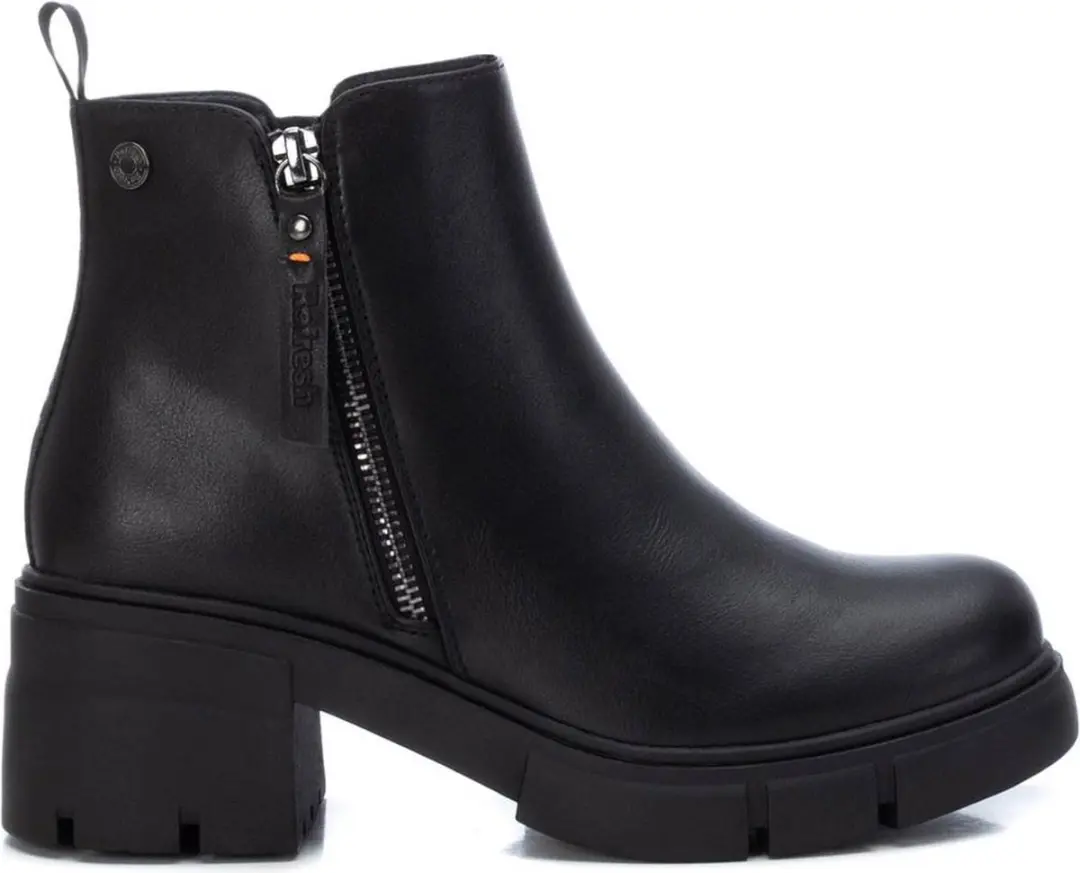 Refresh 17105 Booties Met Hak Zwart EU 38 Vrouw