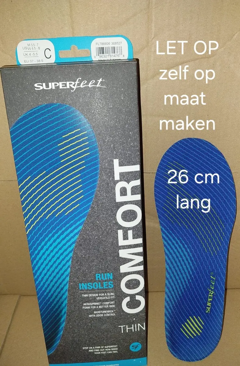 Superfeet Run Thin Comfort 37-38.5
