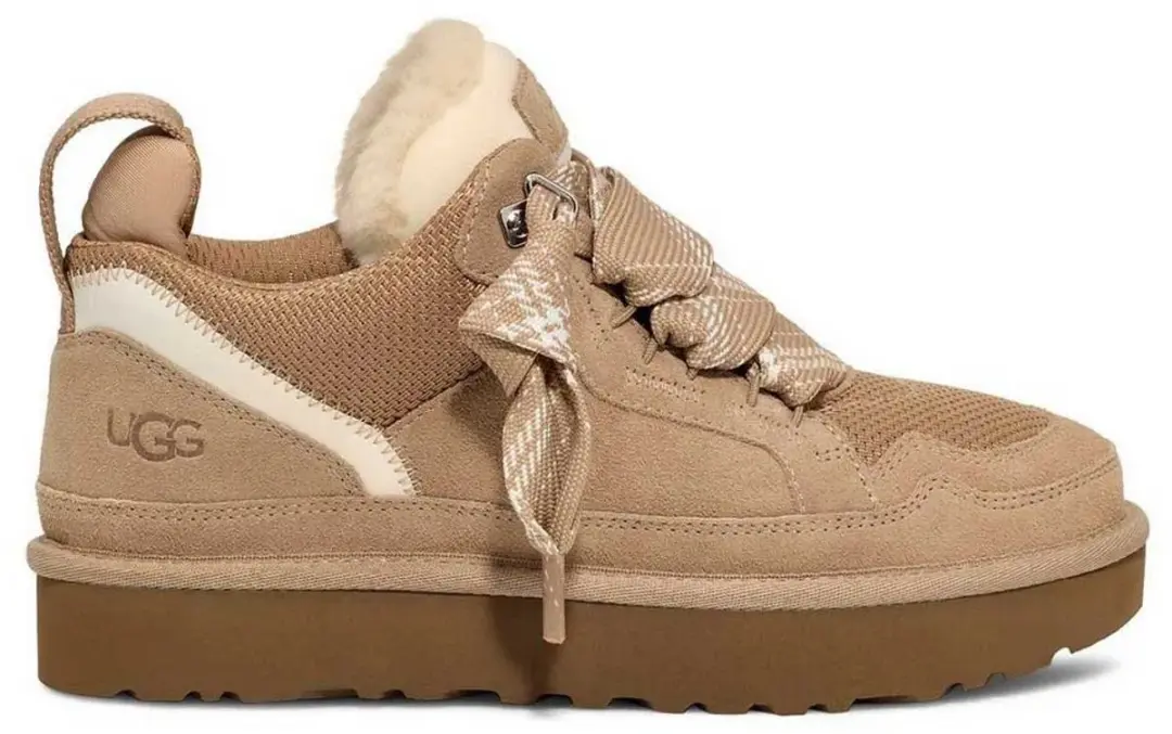 UGG Lowmel Dames Sneakers - Zand - afbeelding 6 van 6