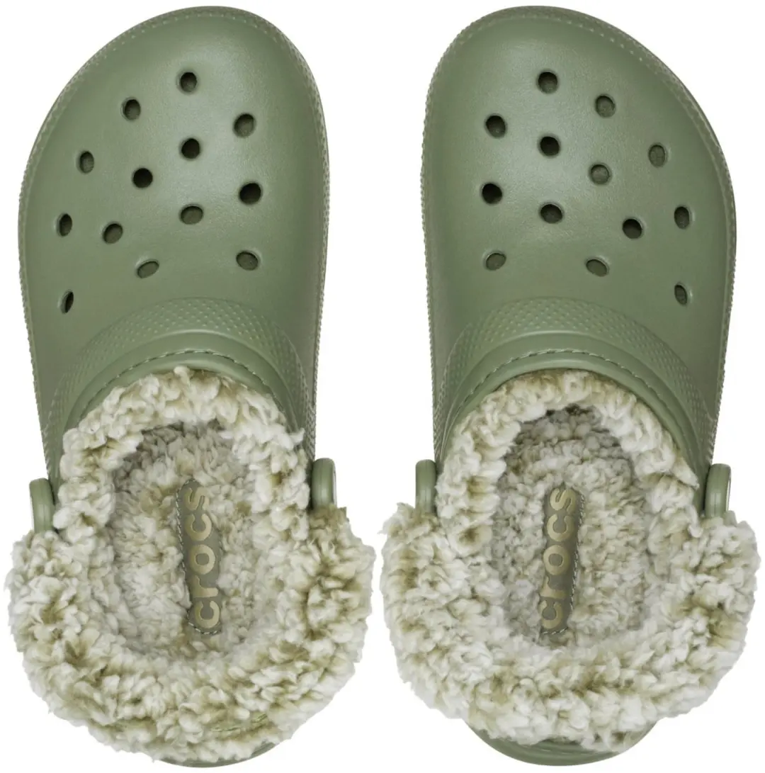 Crocs-Sloffen Klassieke Met Fleece Gevoerde Clog