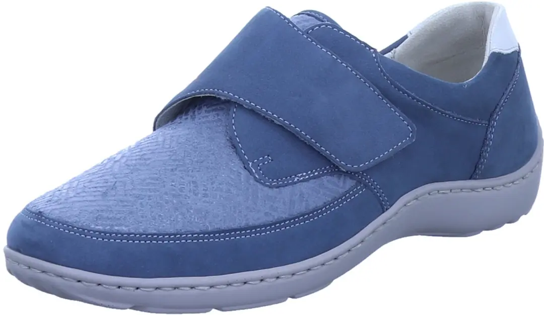 Waldläufer dames instappers blauw maat 42