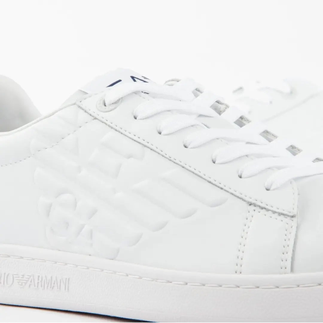 Giorgio Armani Leren Sneakers - Wit - afbeelding 4 van 6