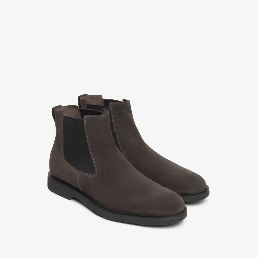 Laarzen Nerogiardini Velour Pu.Gubbio L18325 Zwart