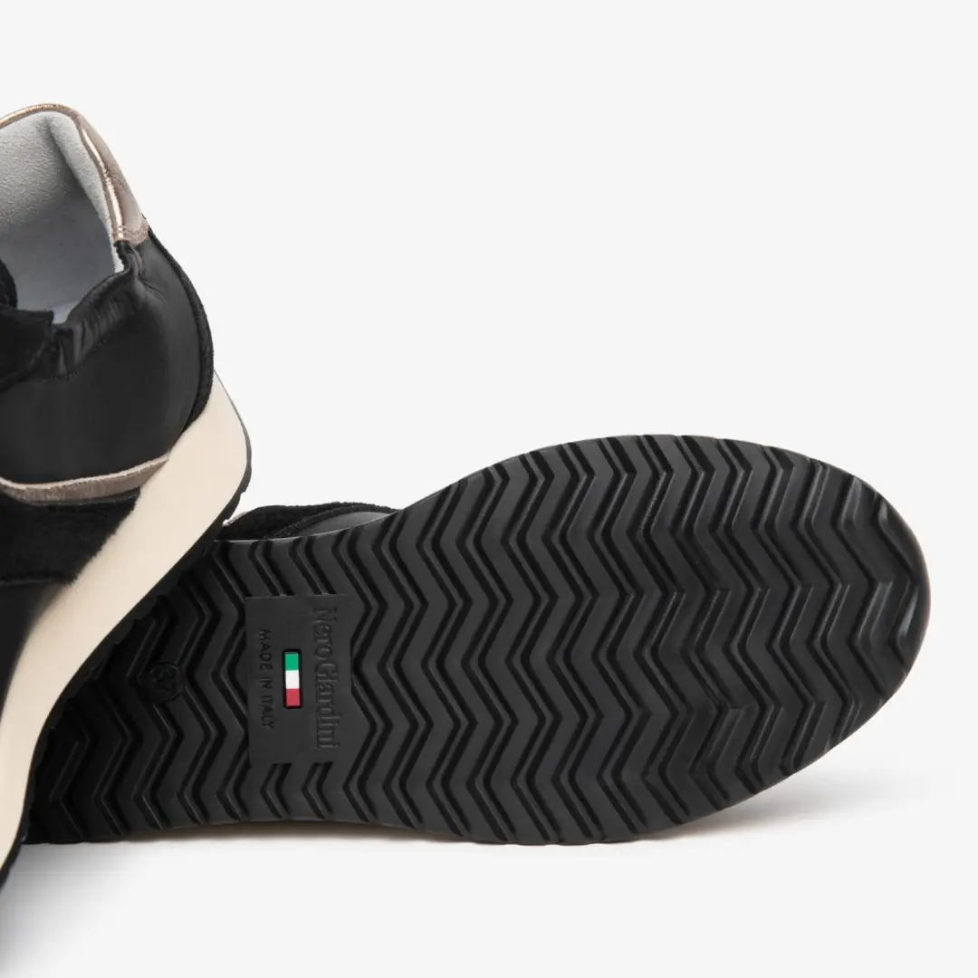 Sneaker Nerogiardini Arold Velo Zwart Sauvage Zwart T.Patty Zwart Etoile L