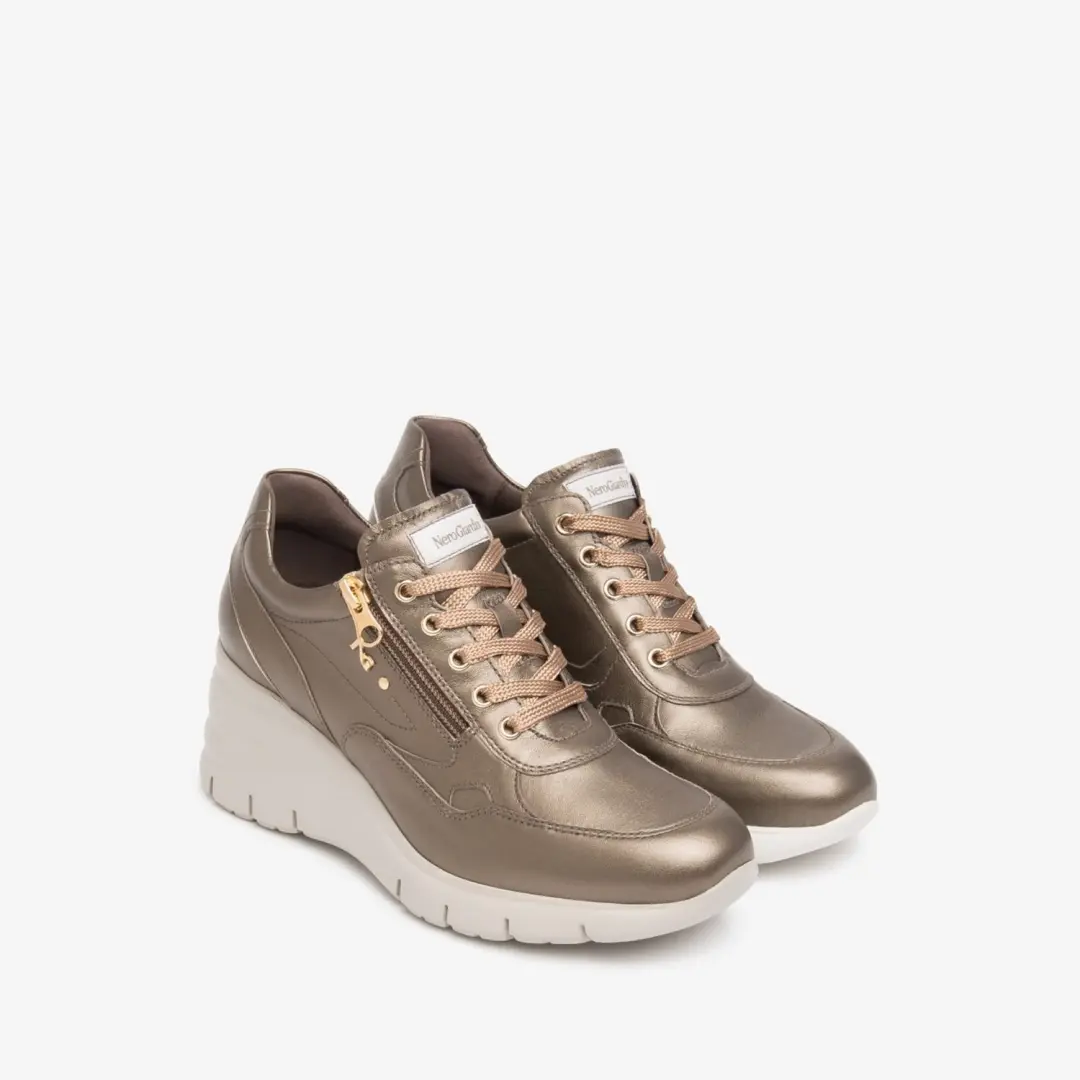 Nerogiardini Sneaker Bagoya T.Brill Platino 6074 Eva Agosta 8769/007