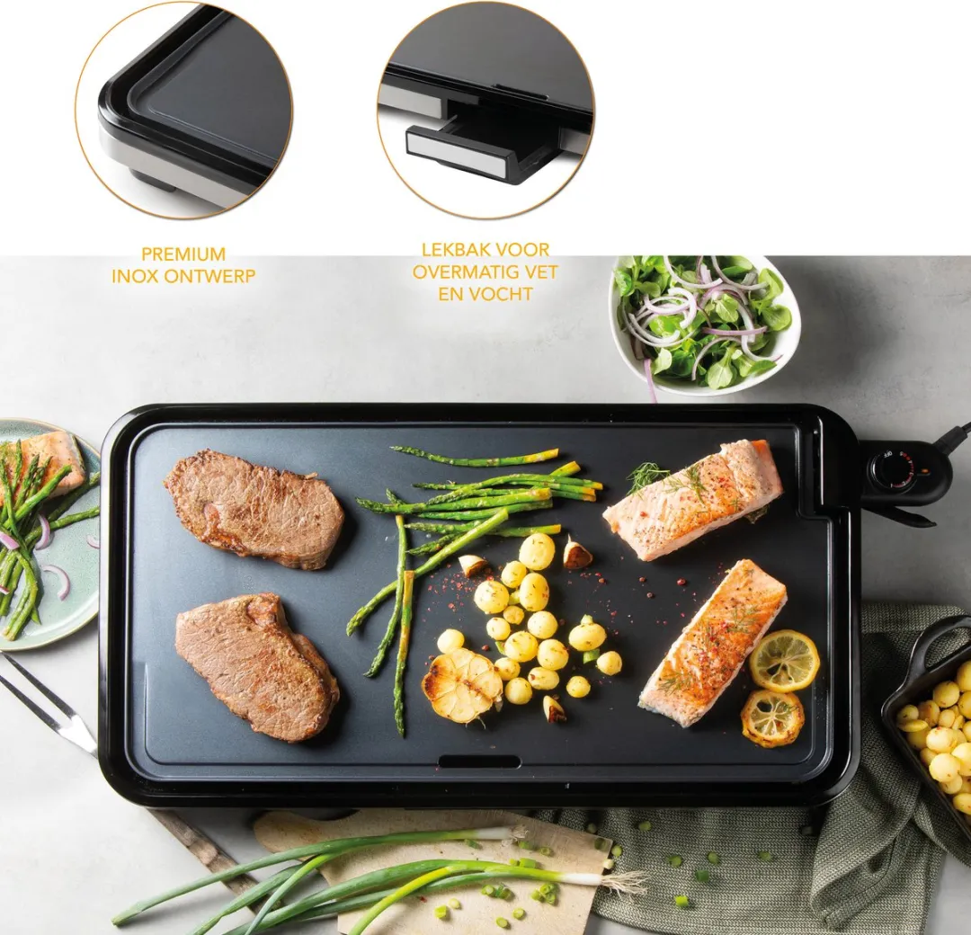 Domo DO9263G Plancha Grill XXL 2200W - 55cm