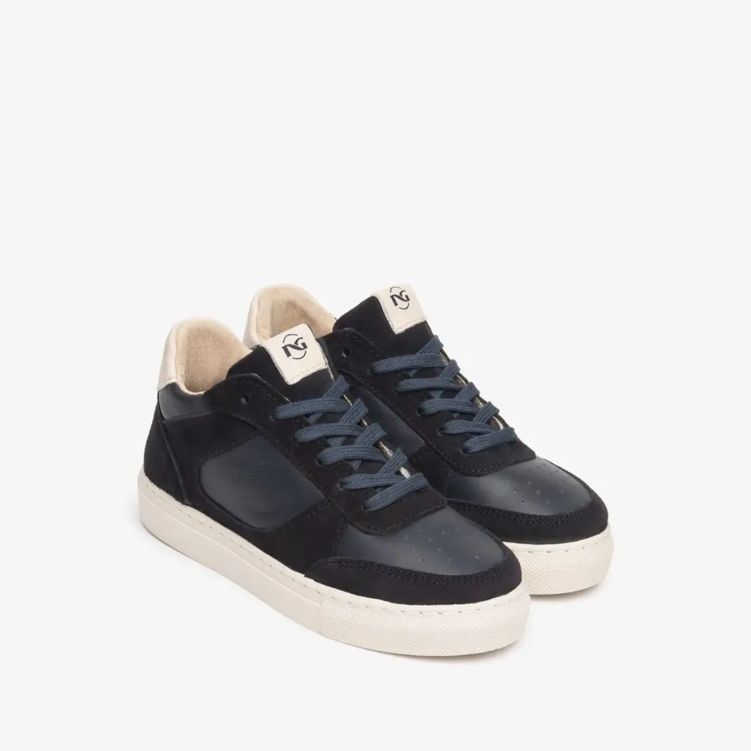 Nerogiardini Sneakers Crosta Riva /Univ Scilla /Navy T.Alaska Avorio Art