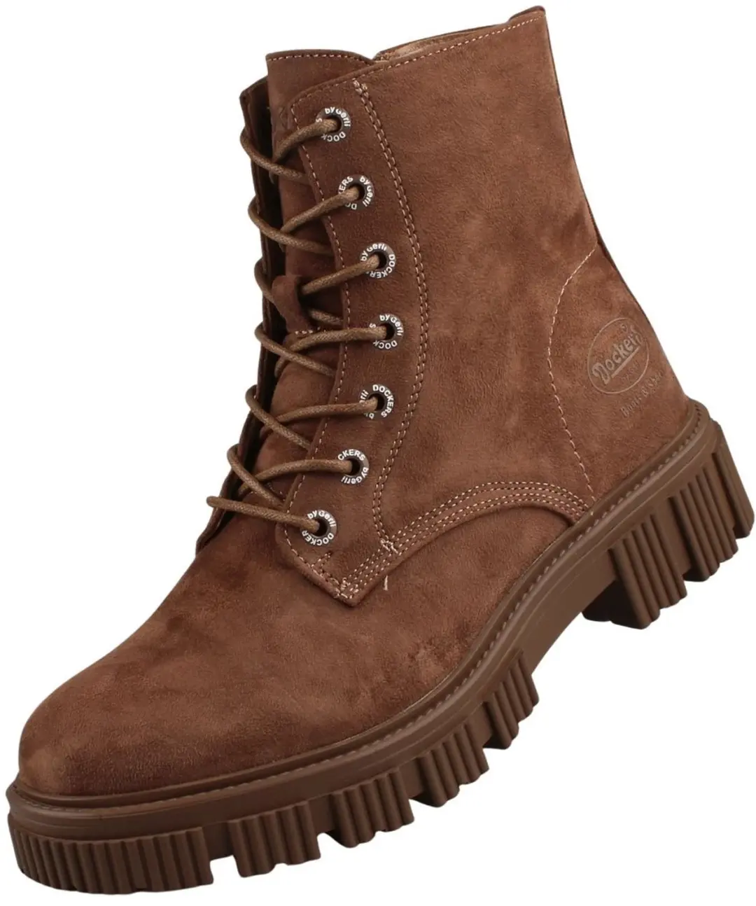 Dockers by Gerli dames enkellaarsjes bruin 51DA913-770530