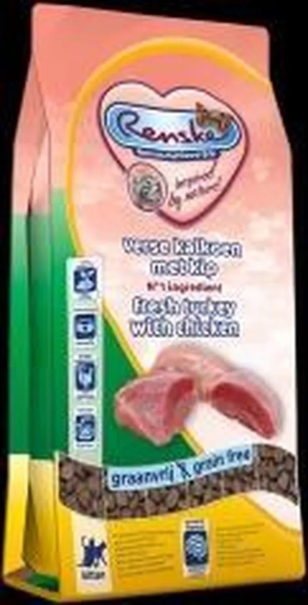 Renske Kitten Verse Kalkoen & Kip 400g - 2 Stuks