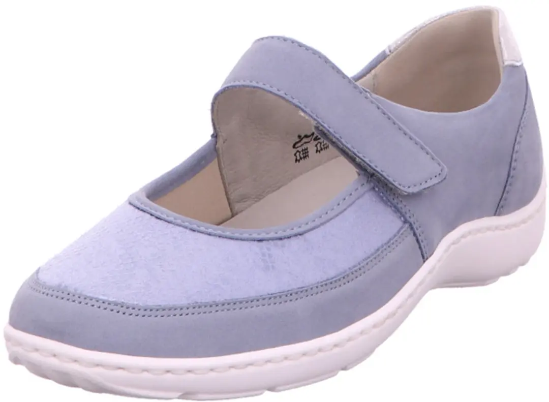 Waldläufer dames instappers blauw maat 36