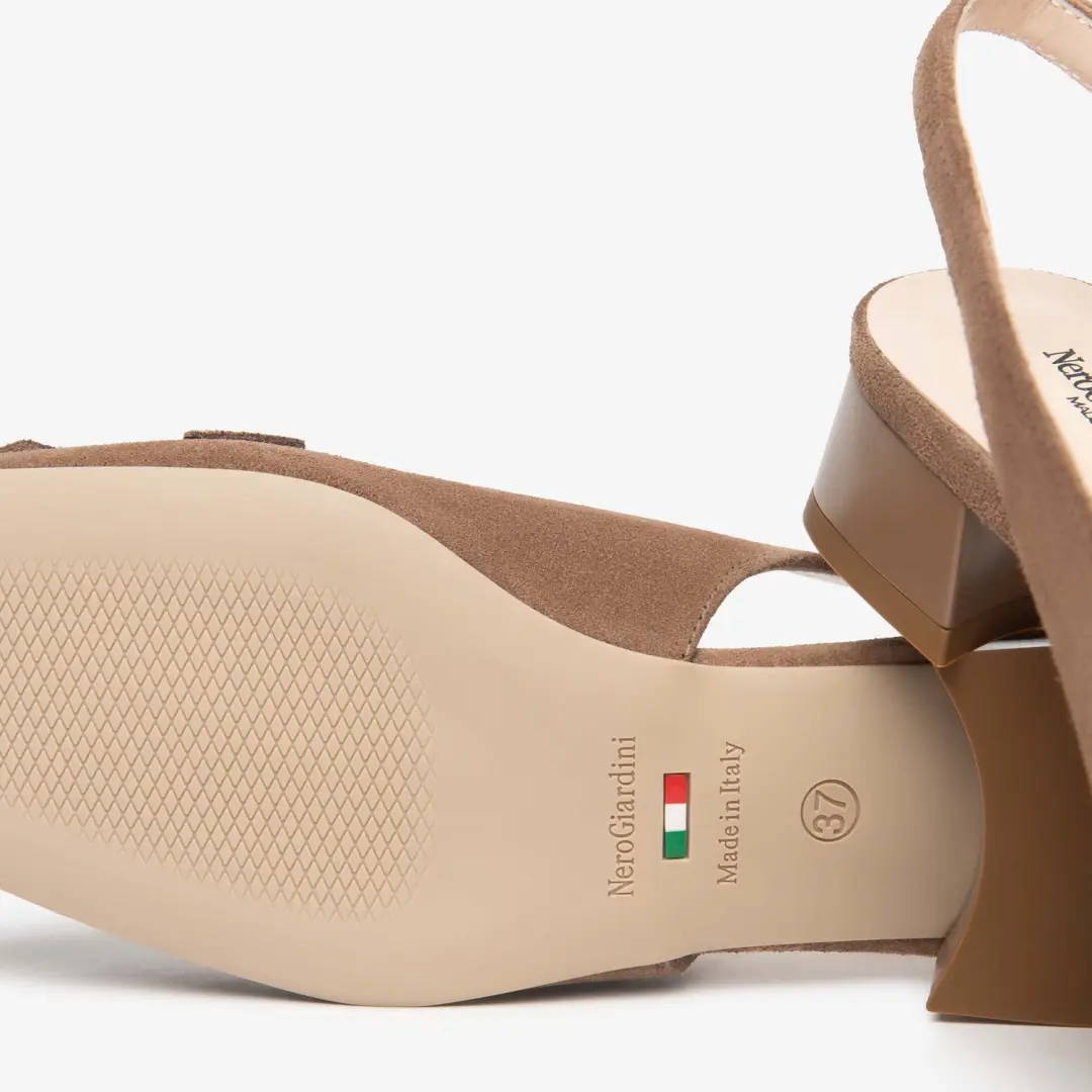 Sandalen Nerogiardini Velour Mou Tpu Genk Obera Natur