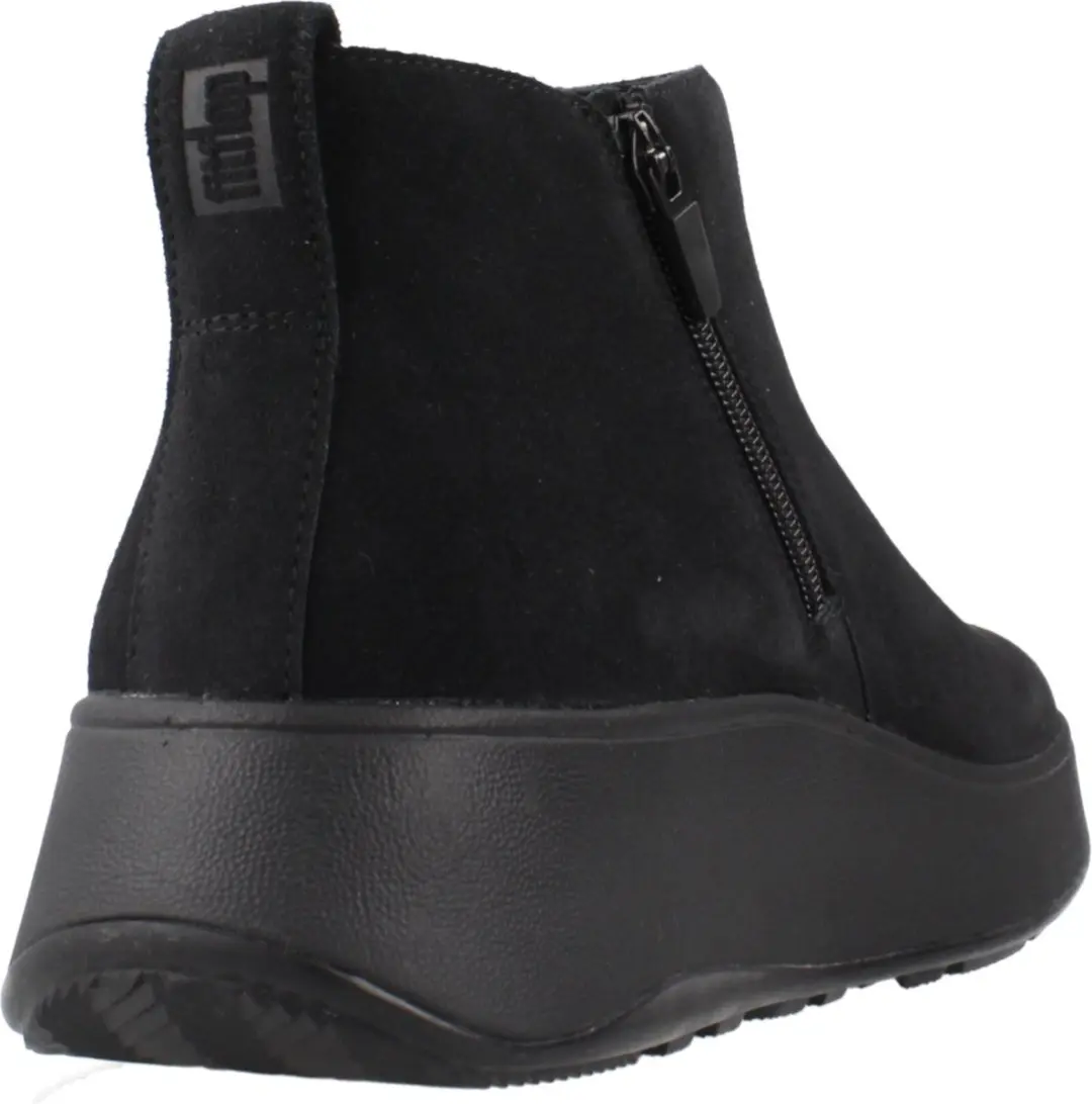FitFlop F-Mode Suede Enkellaarzen - Zwart - 39 - afbeelding 6 van 6