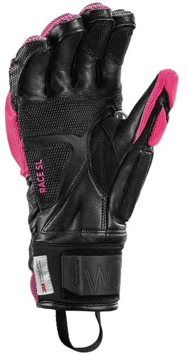Leki WCR Venom SL 3D Handschoenen - Zwart/Fuchsia - 6,5 - afbeelding 2 van 2