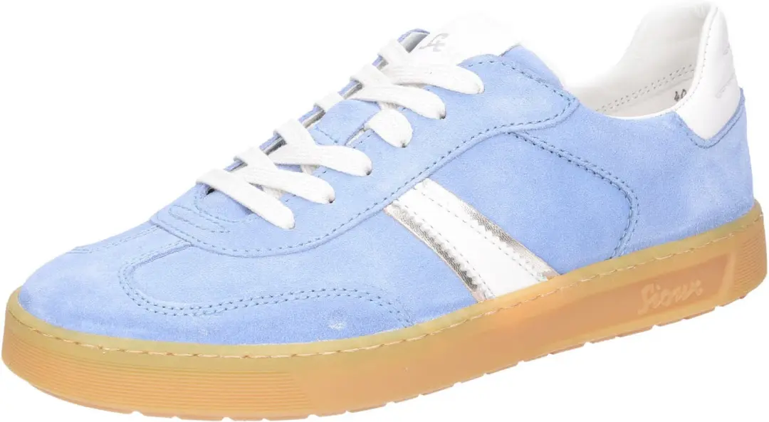 Sioux dames veterschoenen blauw maat 44