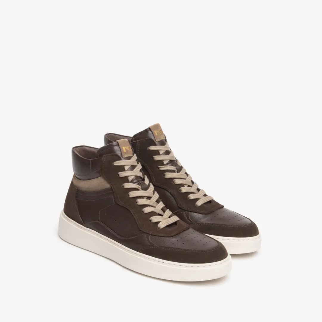 Sneaker Nerogiardini Arold Colo Perseo Arold Velo Taupe Eva Rodero