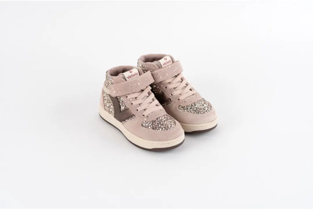 Victoria Tiempo Klittenband & Glitterelastiek Sneaker