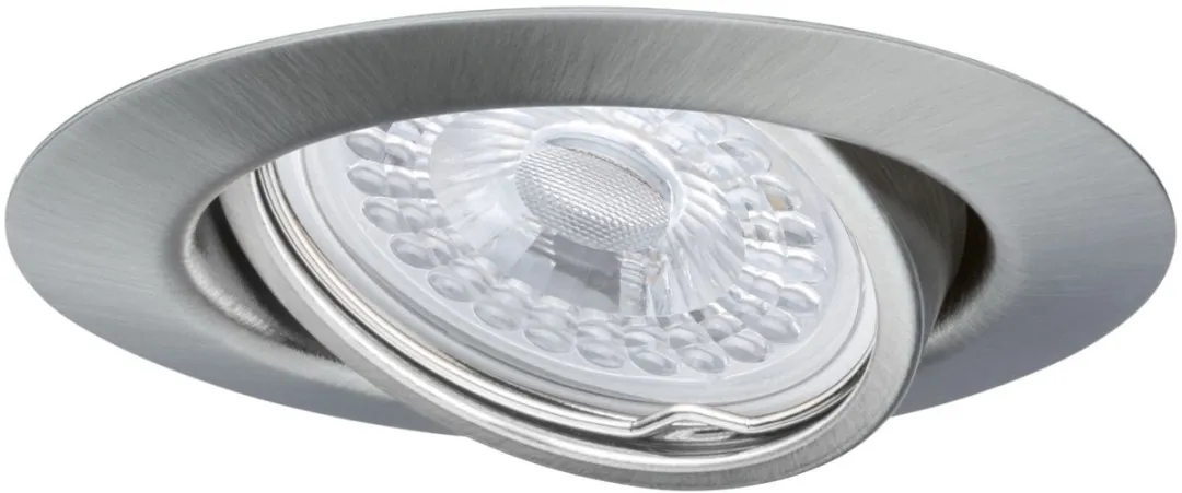 Paulmann LED-inbouwlamp 3-Step-Dim Basisset 3x5W 350lm 90mm - Staal geborsteld
