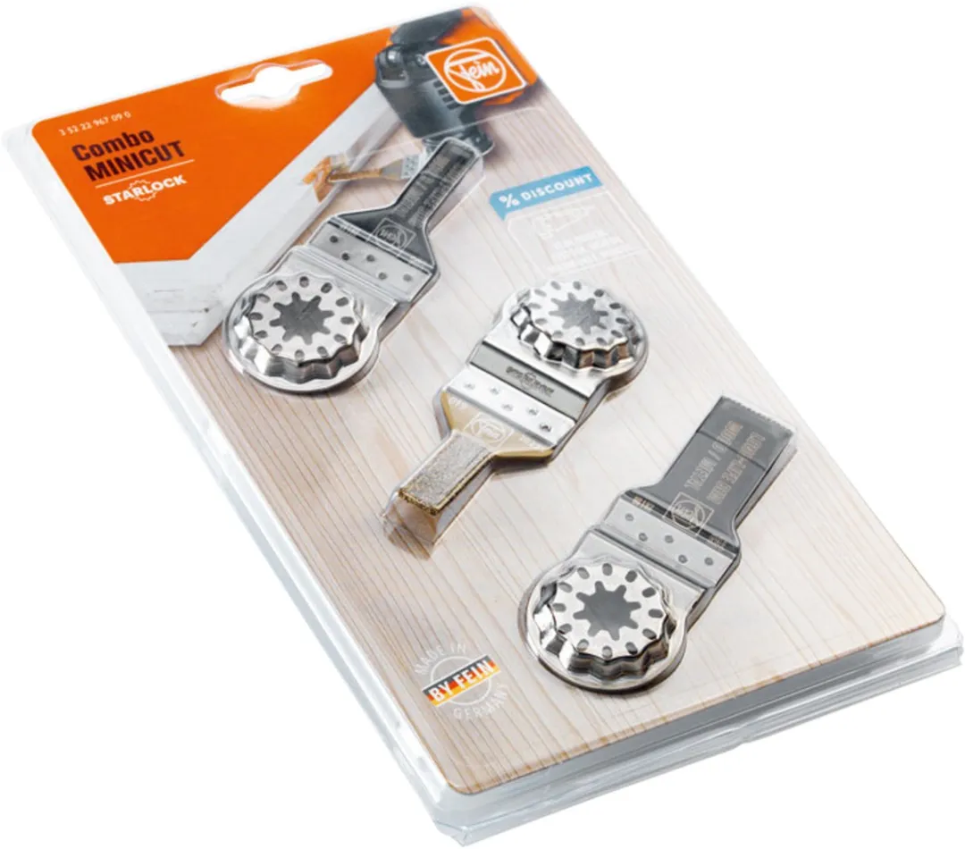 Fein Starlock MINI CUT Veil- en Zaagbladset 3-delig 35222967090