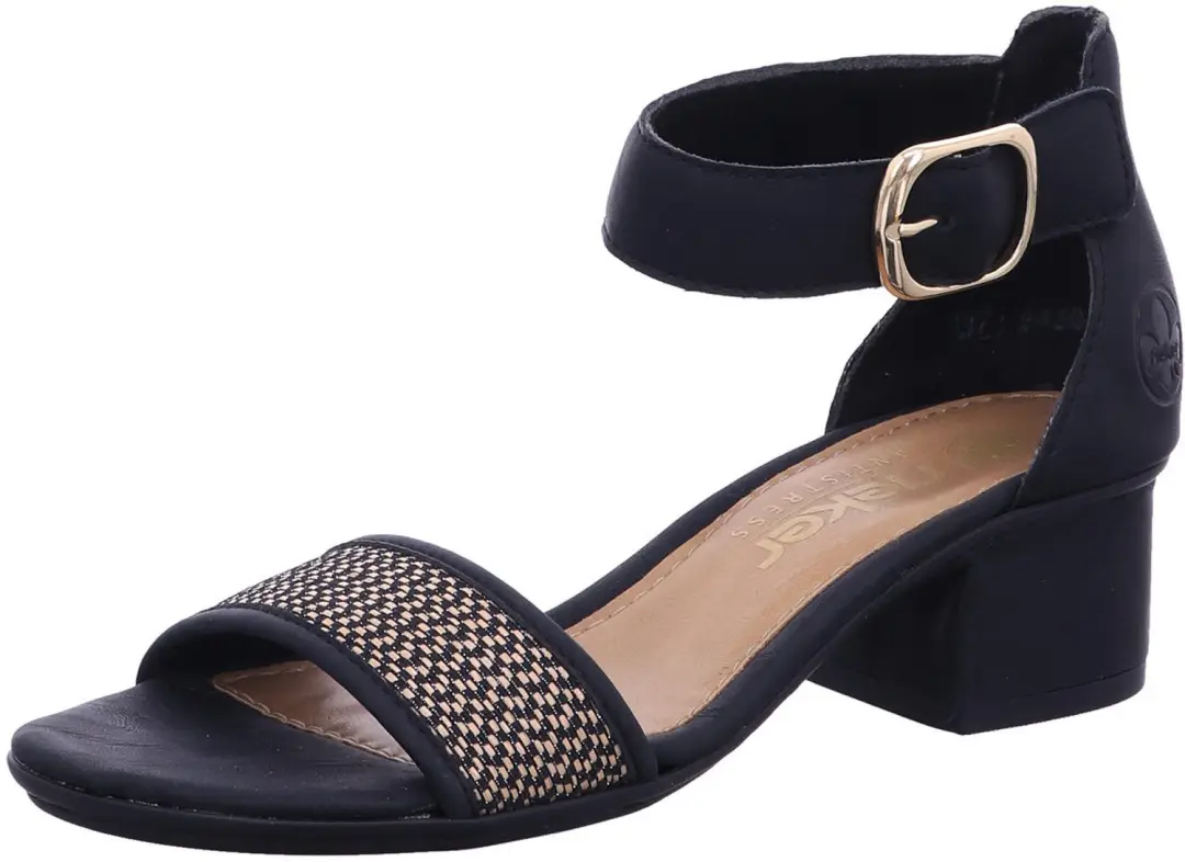 Rieker dames slippers zwart maat 37